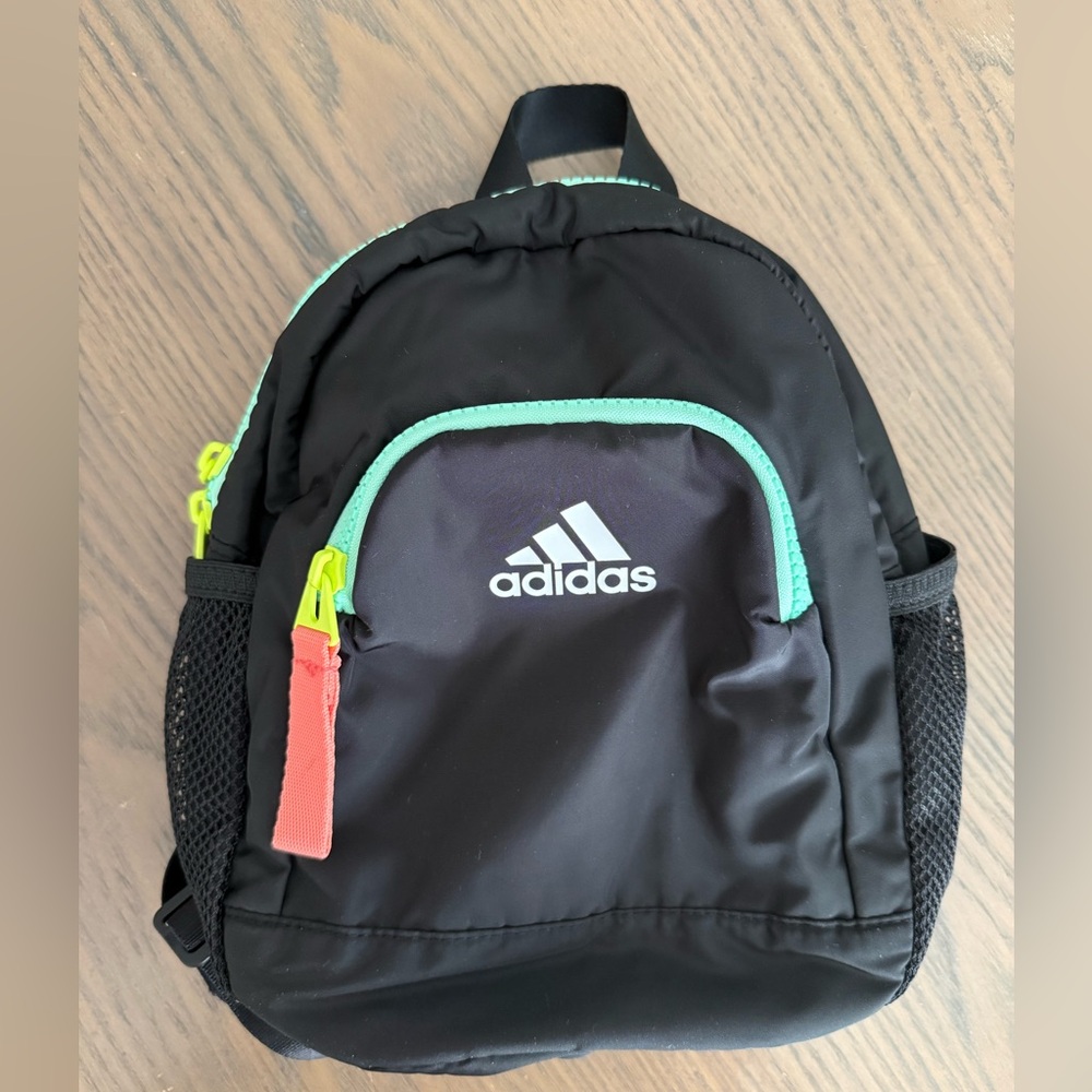 Adidas Linear 3 Mini Backpack With Mint Trim And … - image 1